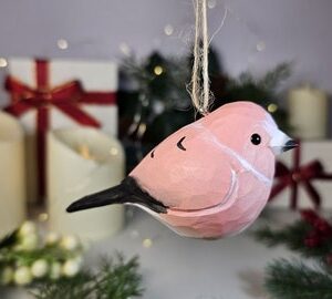 Collierleeds-Rosefinch Wooden Hanging