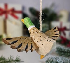 Collierleeds-Handcrafted Mallard Duck Wooden