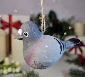 Collierleeds-Handcrafted Pigeon Wooden-Grey